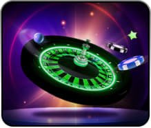 Ilustrasi permainan Live Casino dengan dealer profesional di telagatogel